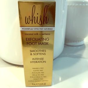 Whish Coconut Milk & Verbena Exfoliating Foot Mask